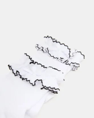 2-pack Ava Ruffle-strumpor, vita