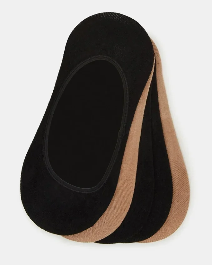 5-pack enfärgade mikrofiber-innersockor