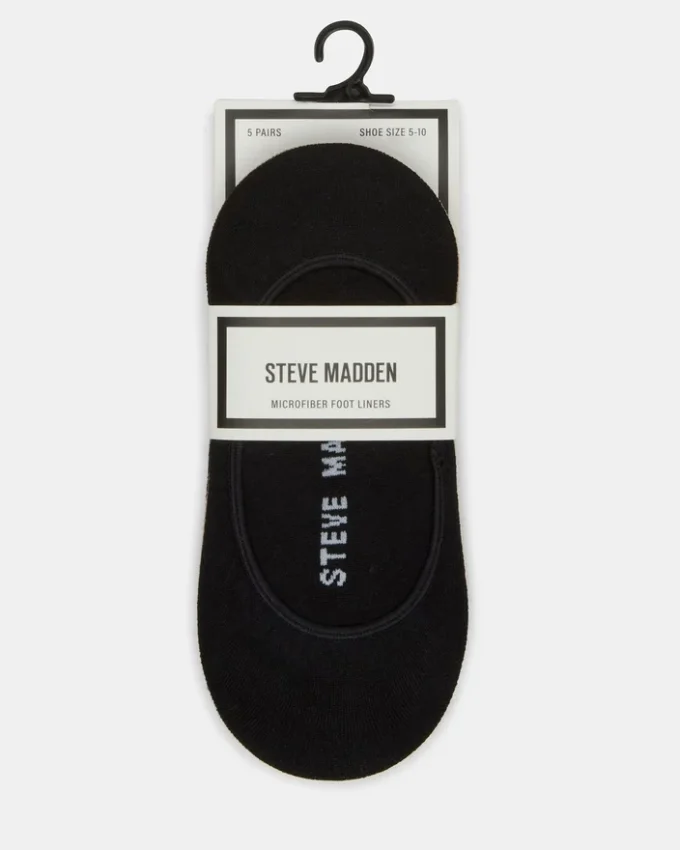 5-pack enfärgade mikrofiber-innersockor