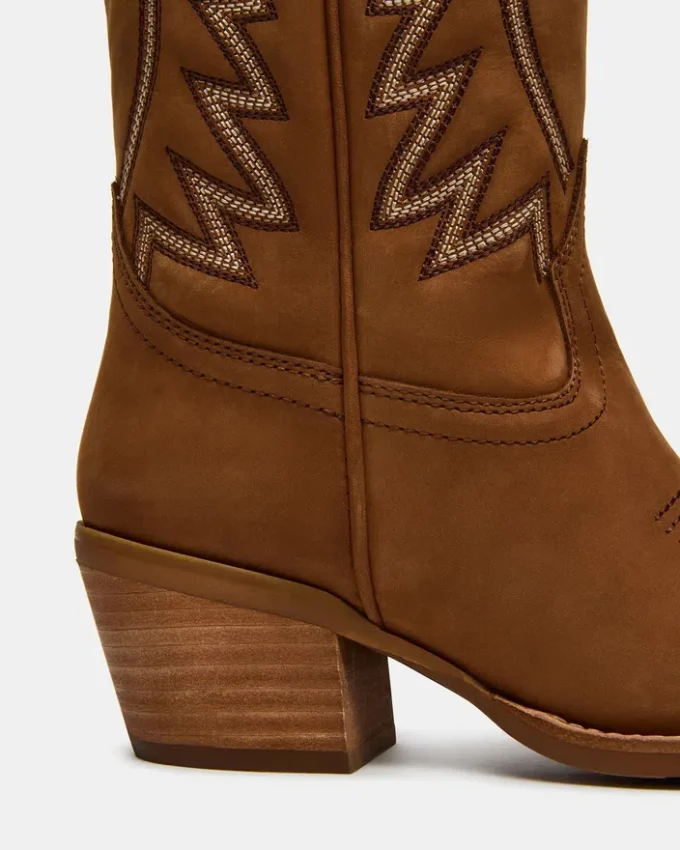 Albany Stitch Cognac Suede Albany Stitch Cognac Suede