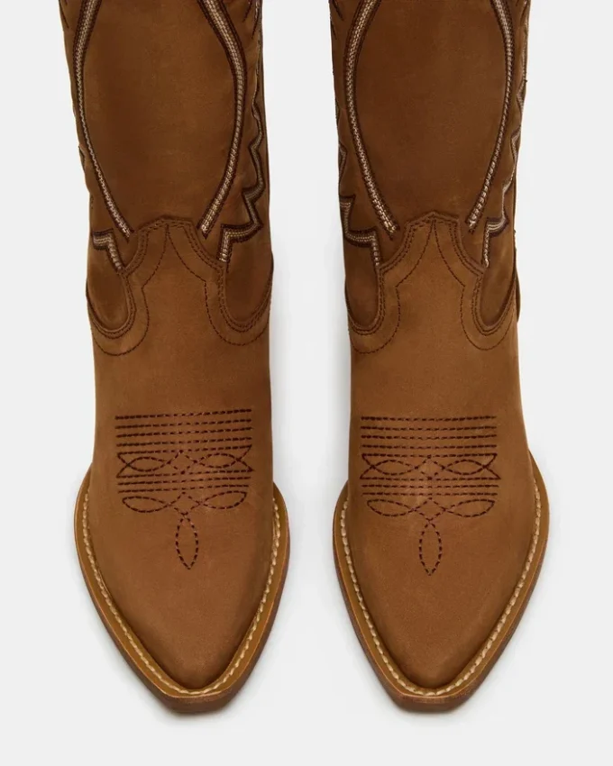 Albany Stitch Cognac Suede Albany Stitch Cognac Suede