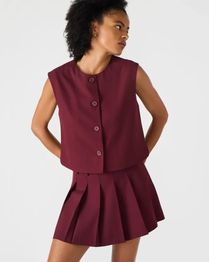 Alessa-top i vinrött Alessa-top i vinrött