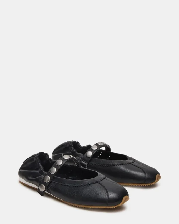 Anaya svarta läderklackar Anaya svarta läderklackar