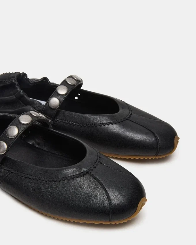 Anaya svarta läderklackar Anaya svarta läderklackar