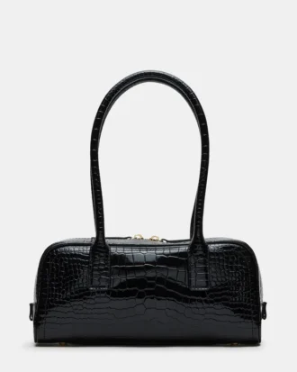 Anise Bag Black Crocodile