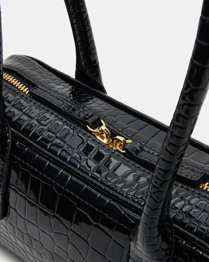 Anise Bag Black Crocodile Anise Bag Black Crocodile