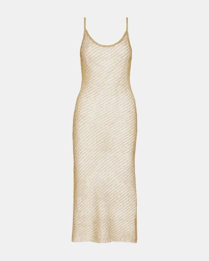 Anisha-klänning i guld