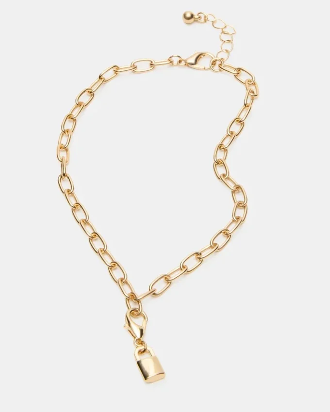 Ankelkedjeset med låsberlock Ankelkedjeset med låsberlock