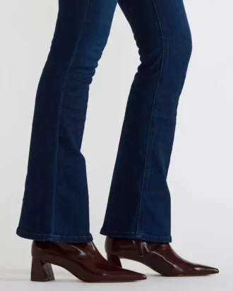 Ashli vinrött läder