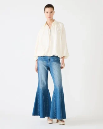 Aspen-jacka, krämfärgad