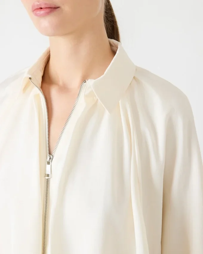 Aspen-jacka, krämfärgad