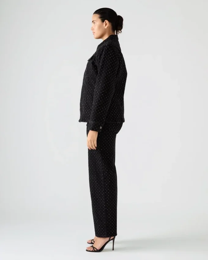 Avaline Crystal Jean Black