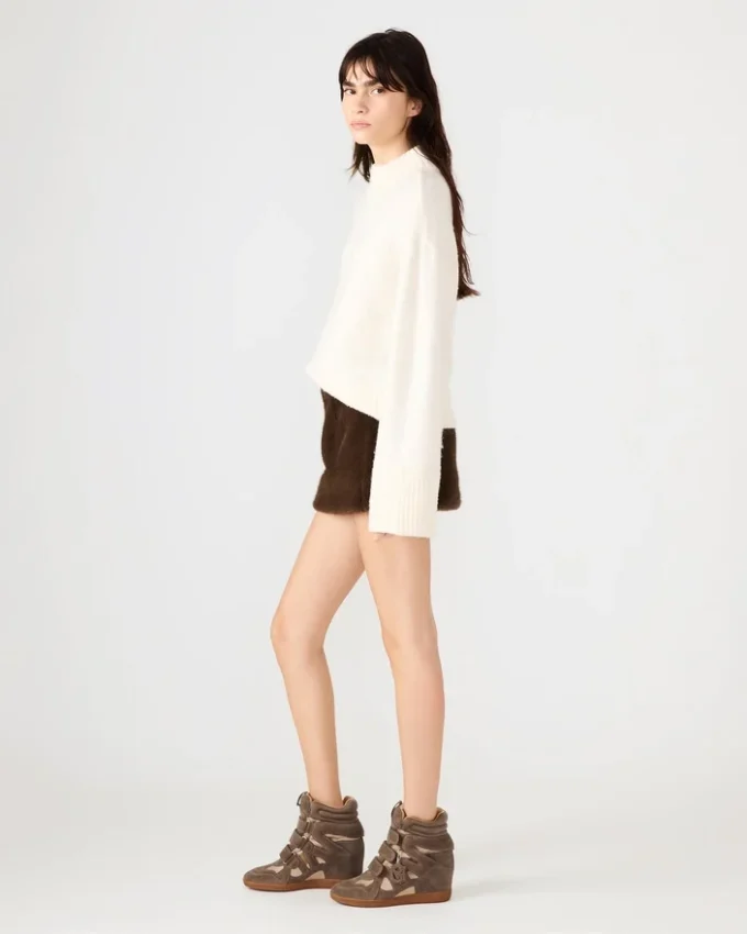 Aviva kjol i fuskpäls, mörk espresso Aviva kjol i fuskpäls, mörk espresso