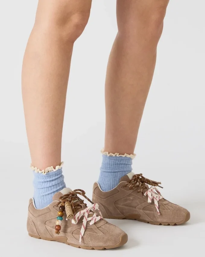 Aziel Charm Taupe Suede Aziel Charm Taupe Suede