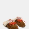 Aziel Mule Faux Fur Chestnut Suede Aziel Mule Faux Fur Chestnut Suede