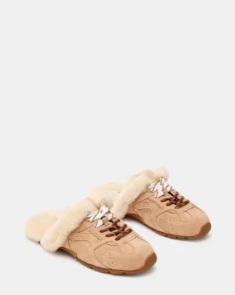 Aziel Mule Faux Fur Natural