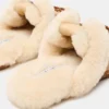 Aziel Mule Faux Fur Natural Aziel Mule Faux Fur Natural
