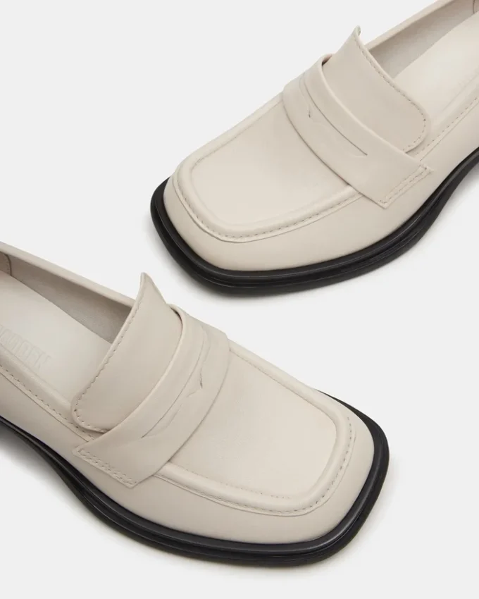 Baxter benvitt läder Baxter benvitt läder