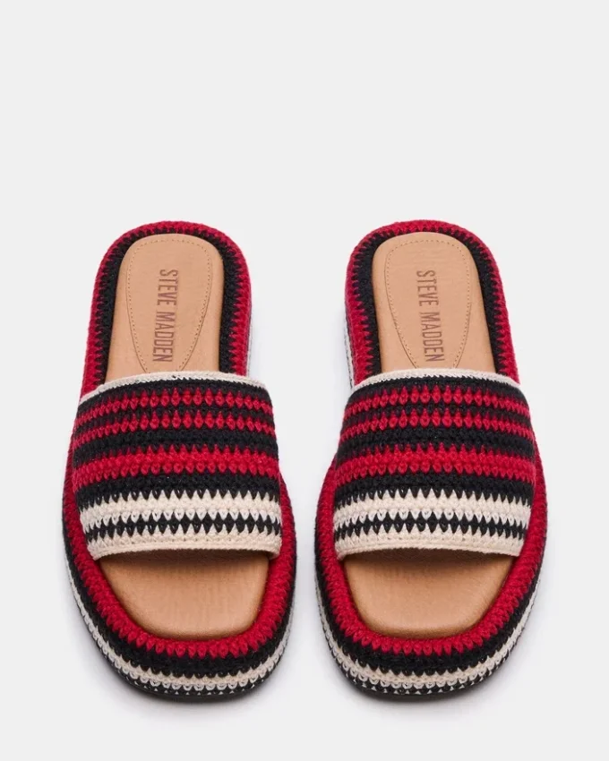 Beachy Woven Red Multi