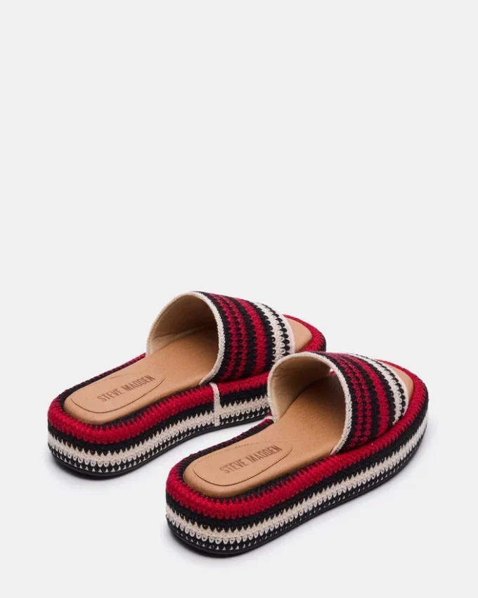 Beachy Woven Red Multi