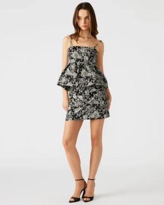 Beck-kjol Svart Multi