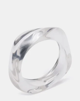 Böjt retroarmband, genomskinligt