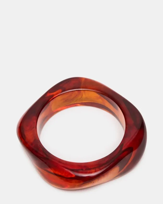 Böjt retroarmband i naturfärg Böjt retroarmband i naturfärg