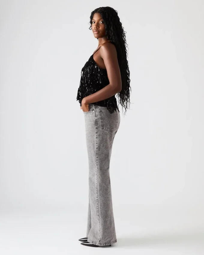 Blakelyn paljetttop svart