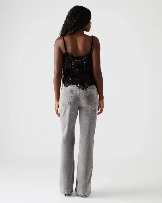 Blakelyn paljetttop svart