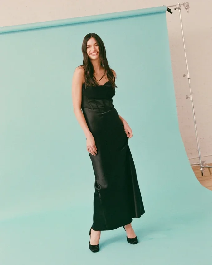 Carmela-klänning, svart