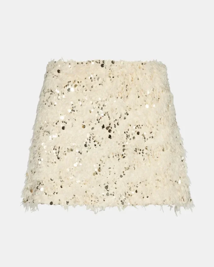 Cindi fjäderkjol Elfenben Cindi fjäderkjol Elfenben