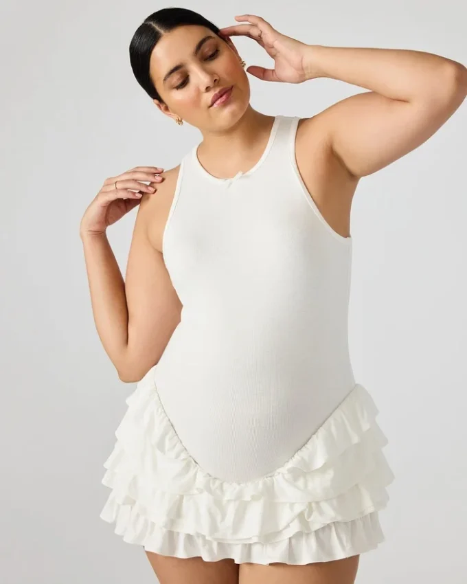 Clea-klänning Vit Clea-klänning Vit