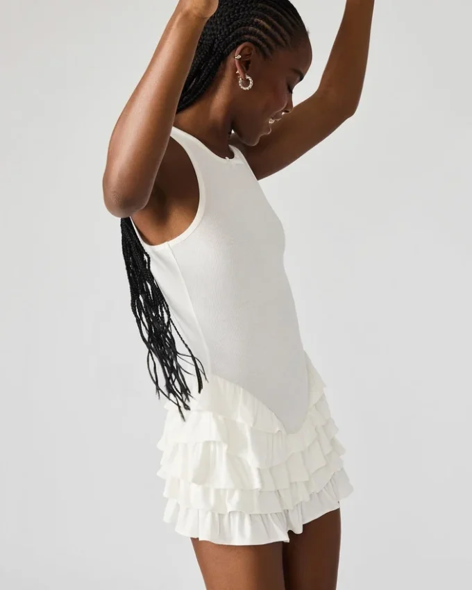 Clea-klänning Vit Clea-klänning Vit