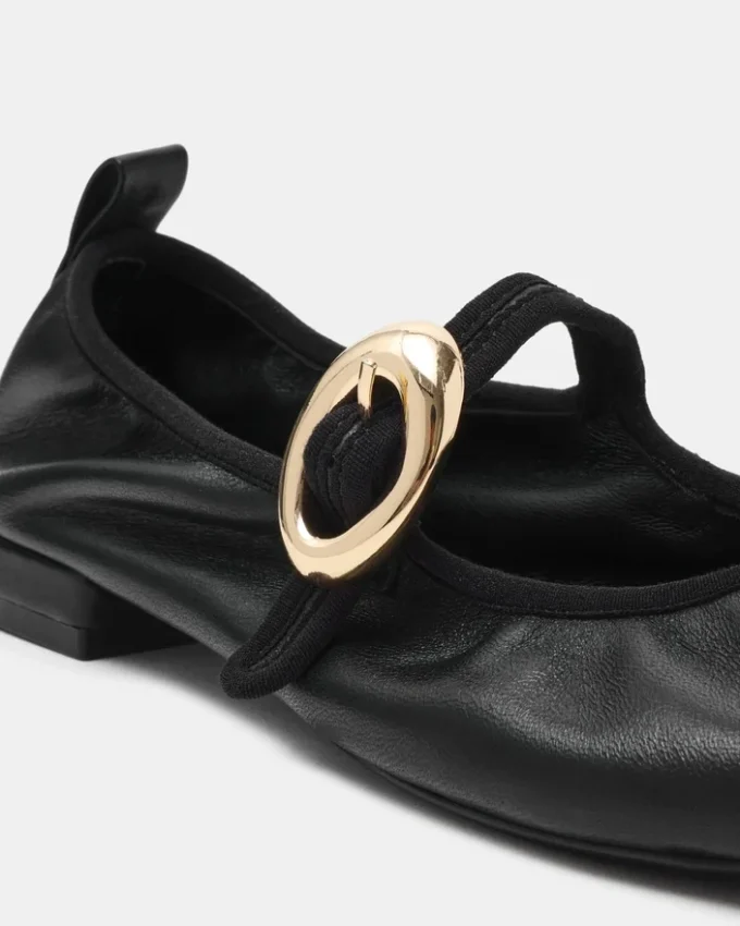 Daffia svart läder Daffia svart läder