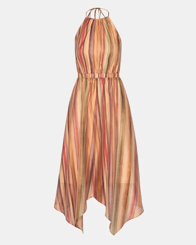 Dalina-klänning, randig, flerfärgad