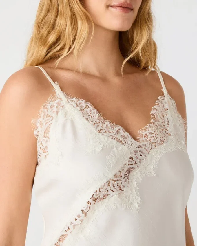 Danna-klänning, krämfärgad