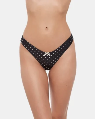 Darling Dot bikinibotten svart multi