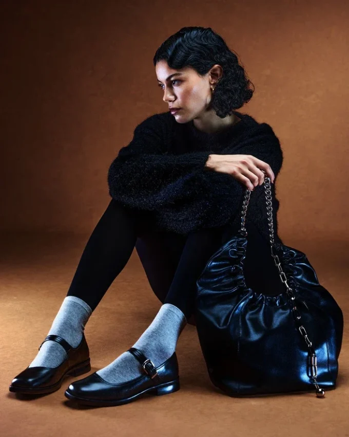 Delancy svart läder Delancy svart läder