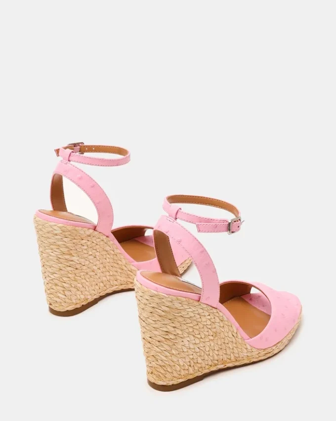 Devin strutsrosa läder