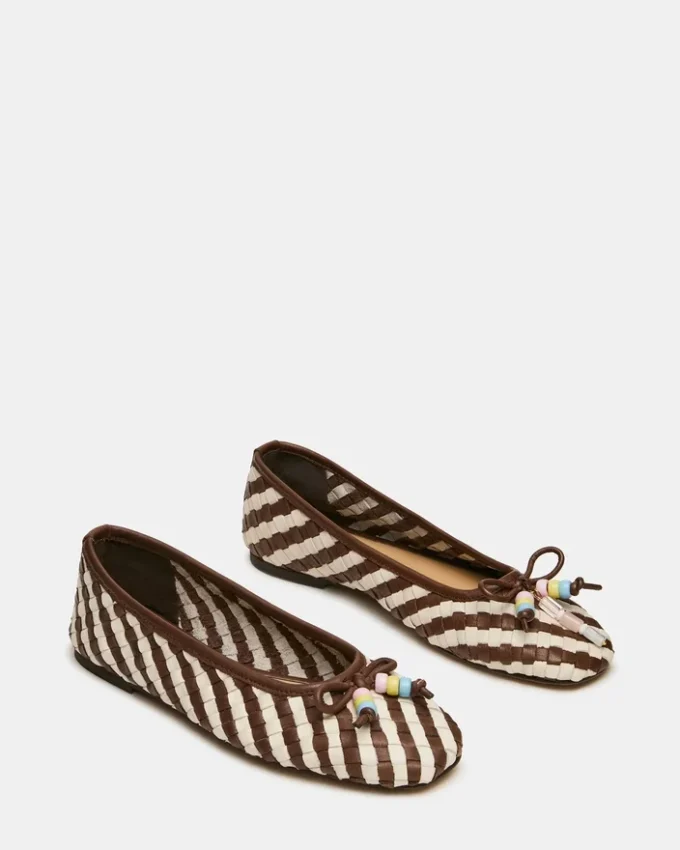 Divy vitt/brunt läder