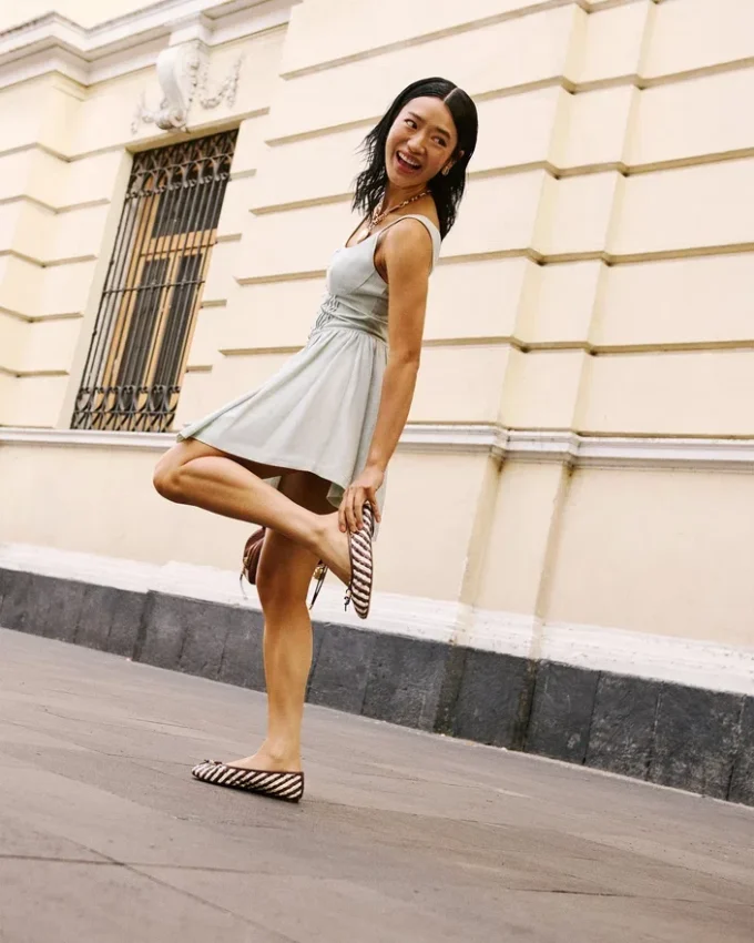 Divy vitt/brunt läder