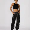 Duo Sequin Pant Black