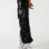 Duo Sequin Pant Black