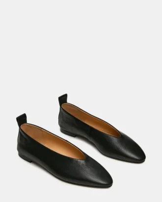 Elegant svart läder