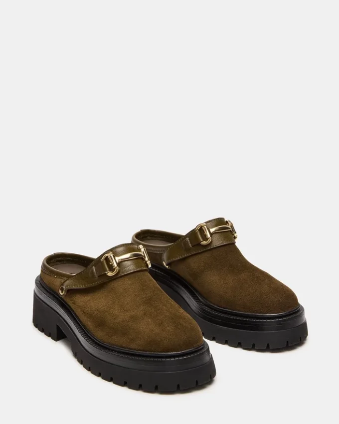 Erba Olive Suede Erba Olive Suede