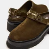 Erba Olive Suede Erba Olive Suede
