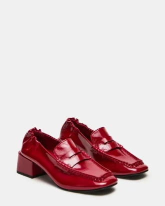 Estee Red Crinkle Patent Estee Red Crinkle Patent