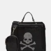 Evelyn Skull Bag Svart