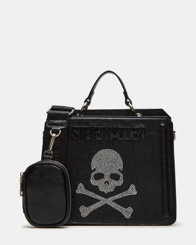 Evelyn Skull Bag Svart