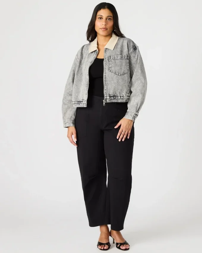 Glacia denimjacka ljusgrå